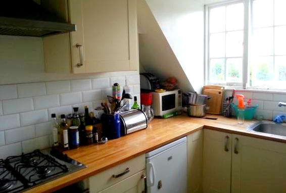 Kitchen in a London home swap apartment