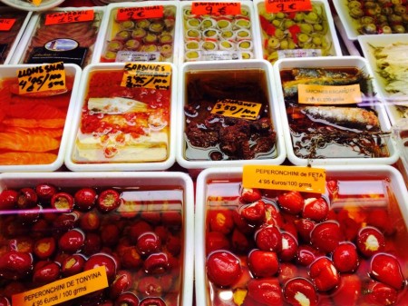 From the market , with only fresh products 